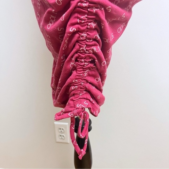 ASOS ODolls Collection Women’s UK 12 Pink Motif Detail Ruched Sweater Mini Dress - Picture 4 of 11